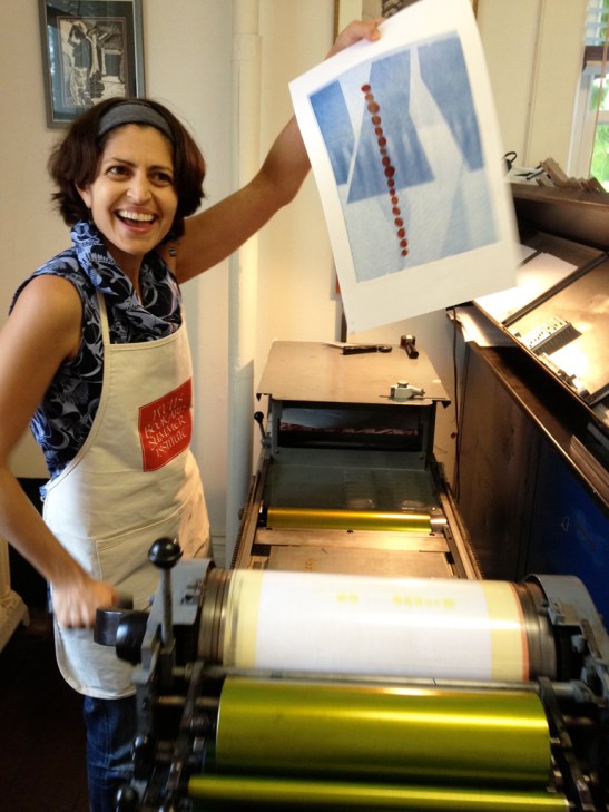 Kirin prints! She is so HAPPY!