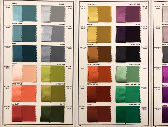 Textile Color Card